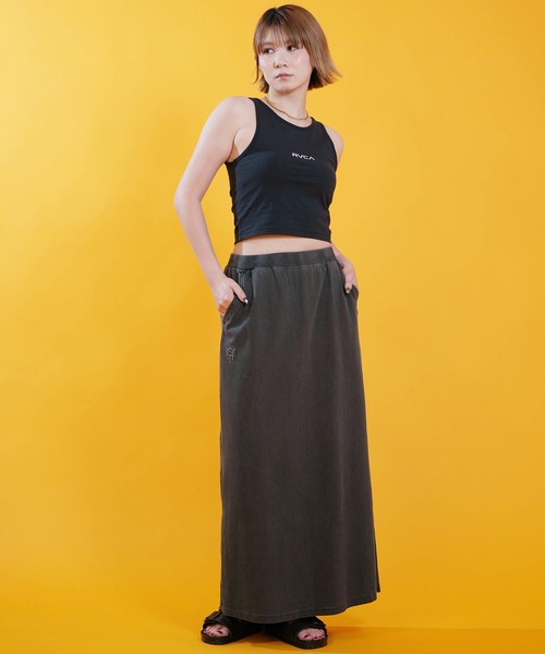 RVCA（ルーカ）の「RVCA/ルーカ レディース タンクトップ クロップド丈 ショート丈 BG04C360（タンクトップ・レディース・ライトピンク/ホワイト/ブラック・M/S）」の22枚目の写真