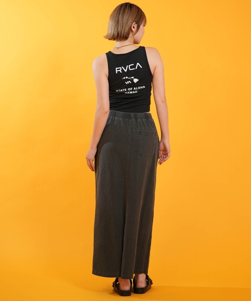 RVCA（ルーカ）の「RVCA/ルーカ レディース タンクトップ クロップド丈 ショート丈 BG04C360（タンクトップ・レディース・ライトピンク/ホワイト/ブラック・M/S）」の4枚目の写真