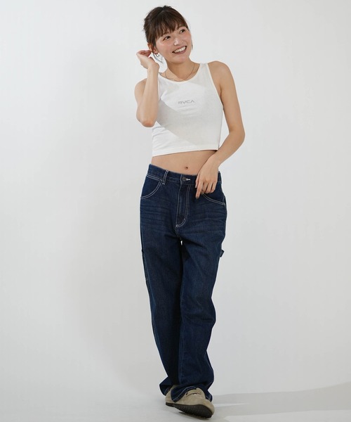 RVCA（ルーカ）の「RVCA/ルーカ レディース タンクトップ クロップド丈 ショート丈 BG04C360（タンクトップ・レディース・ライトピンク/ホワイト/ブラック・M/S）」の17枚目の写真