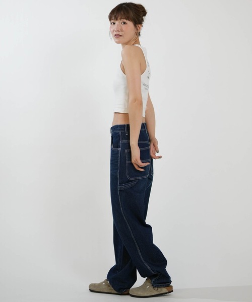 RVCA（ルーカ）の「RVCA/ルーカ レディース タンクトップ クロップド丈 ショート丈 BG04C360（タンクトップ・レディース・ライトピンク/ホワイト/ブラック・M/S）」の19枚目の写真