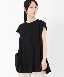 STRAWBERRY-FIELDS | プレミア天竺_フレアーラインカットソー(Tシャツ/カットソー)