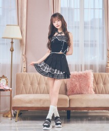 ReAmour（リアムール）の「プリーツフリルアシメスカート（スカート）」