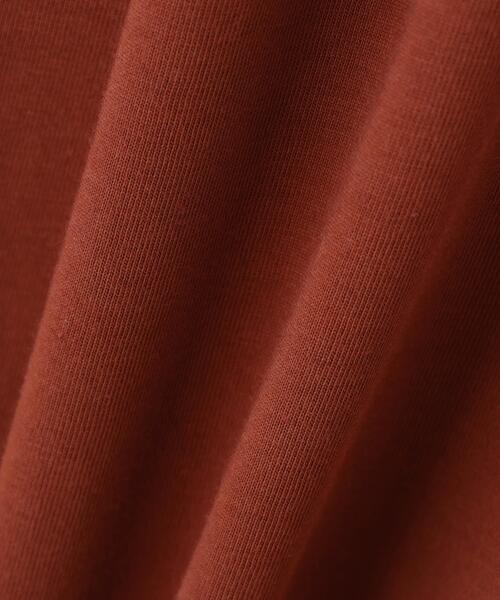 YLEVE（イレーヴ）の「YLEVE / ORGANIC COTTON BIO T ONE PIECE（ワンピース・レディース・ブラウン/イエロー/ネイビー・1）」の4枚目の写真