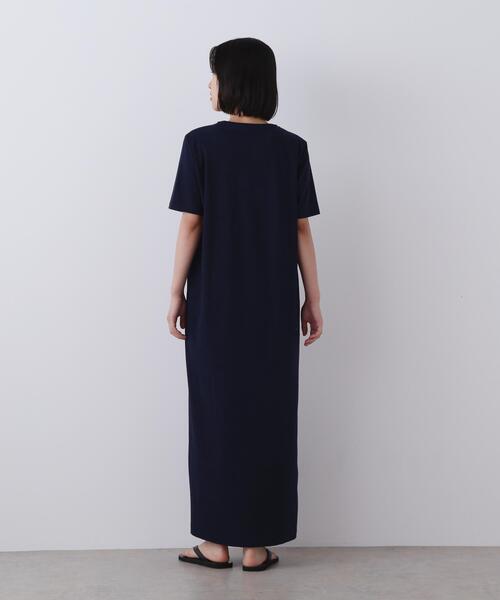 YLEVE（イレーヴ）の「YLEVE / ORGANIC COTTON BIO T ONE PIECE（ワンピース・レディース・ブラウン/イエロー/ネイビー・1）」の9枚目の写真