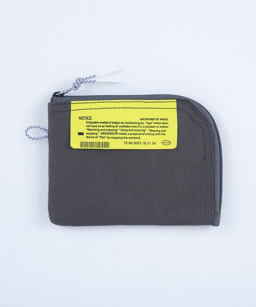 WEEKEND(ER)(ウィークエンダー)の「【WEEKEND(ER)/ウィークエンダー】マルチケース / 財布 / ミニウォレット / BASIC MULTI CASE(ポーチ・メンズ・チャコールグレー/ブラック/ブラウン/ライム/ブルー/オレンジ・フリー)」の3枚目の写真