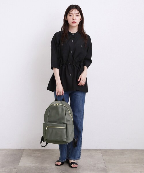 grove(グローブ)の「【A4・撥水】大人気!人間工学多機能リュック(バックパック/リュック・レディース・ダークグレー/ブラック/カーキ・00)」の9枚目の写真