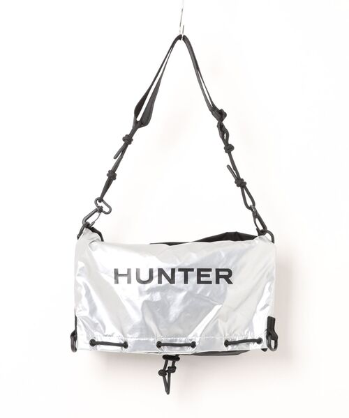 HUNTER（ハンター）の「トラベル マルチファンクション サコッシュ（ボディバッグ/ウエストポーチ・レディース・ブラック×シルバー・ONE）」の6枚目の写真