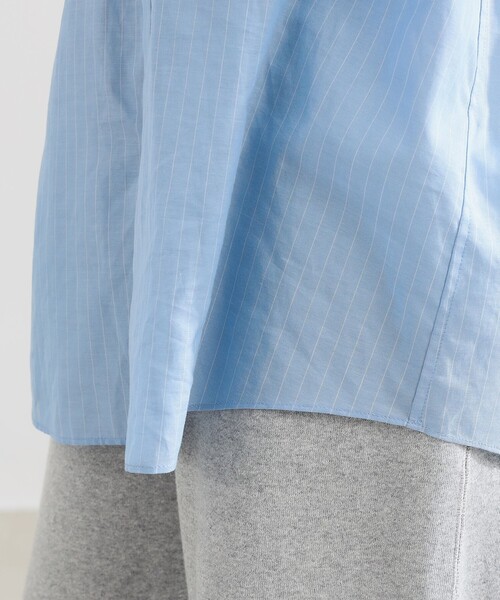 Demi-Luxe BEAMS（デミルクス ビームス）の「AK+1 / コットンボイル ストライプ シャツ（シャツ/ブラウス・レディース・ピンク/サックスブルー・ONE SIZE）」の19枚目の写真