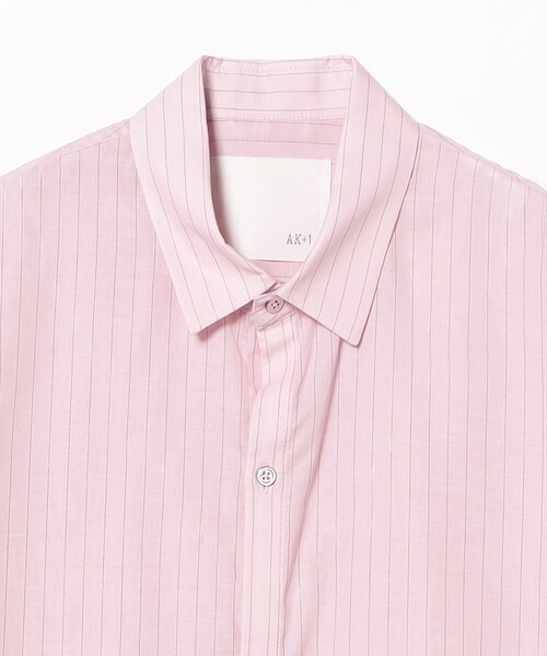 Demi-Luxe BEAMS（デミルクス ビームス）の「AK+1 / コットンボイル ストライプ シャツ（シャツ/ブラウス・レディース・ピンク/サックスブルー・ONE SIZE）」の21枚目の写真