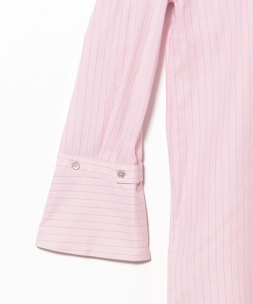 Demi-Luxe BEAMS（デミルクス ビームス）の「AK+1 / コットンボイル ストライプ シャツ（シャツ/ブラウス・レディース・ピンク/サックスブルー・ONE SIZE）」の22枚目の写真