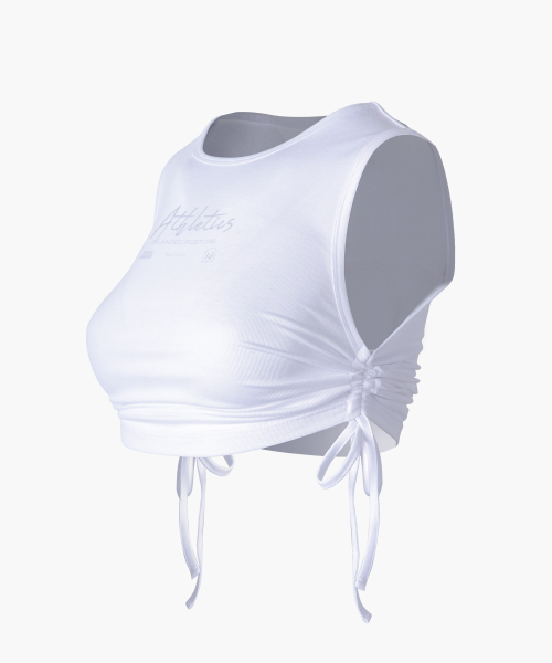 HDEX(エイチデックス)の「ウィメンズソフトストリングタンクトップ(ホワイト)(Tシャツ/カットソー・レディース・ホワイト・SMALL/MEDIUM/LARGE)」の2枚目の写真