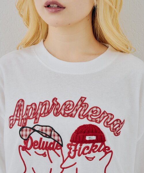Another Branch olive des olive(アナザーブランチオリーブデオリーブ)の「オバケブラザーズBIGTee(Tシャツ/カットソー・レディース・オフホワイト/スミクロ/ピンク/アイボリー・FREE)」の13枚目の写真