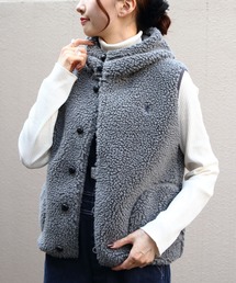 Gymphlex/ジムフレックス ボアフーデッドベスト BOA HOODED VEST J-1069 BOA