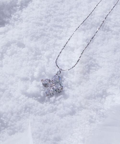JILL by JILL STUART(ジルバイジルスチュアート)の「【再入荷】Cubic 大粒クローバーネックレス(ネックレス・レディース・ブルー/シルバー・FREE)」の20枚目の写真