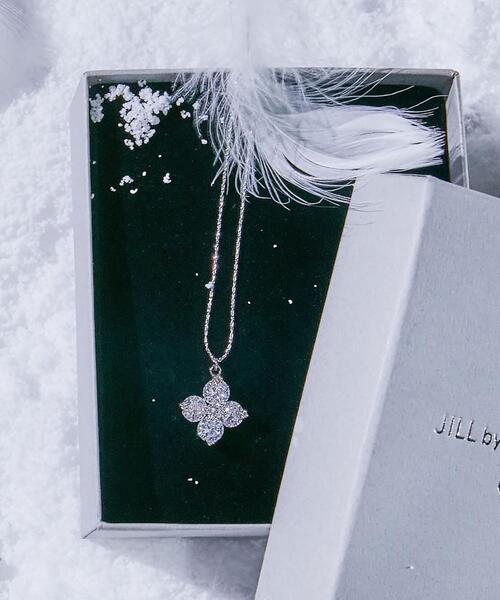 JILL by JILL STUART(ジルバイジルスチュアート)の「【再入荷】Cubic 大粒クローバーネックレス(ネックレス・レディース・ブルー/シルバー・FREE)」の21枚目の写真