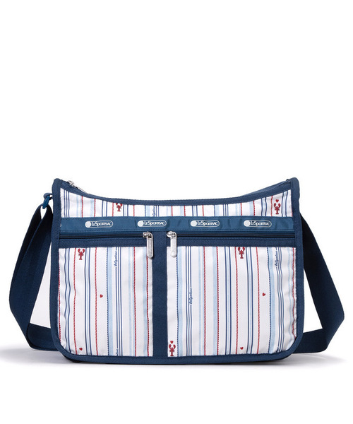 LeSportsac（レスポートサック）の「DELUXE EVERYDAY BAG ジョイフルボヤージュ（ショルダーバッグ・レディース・ブルー・FREE）」の5枚目の写真