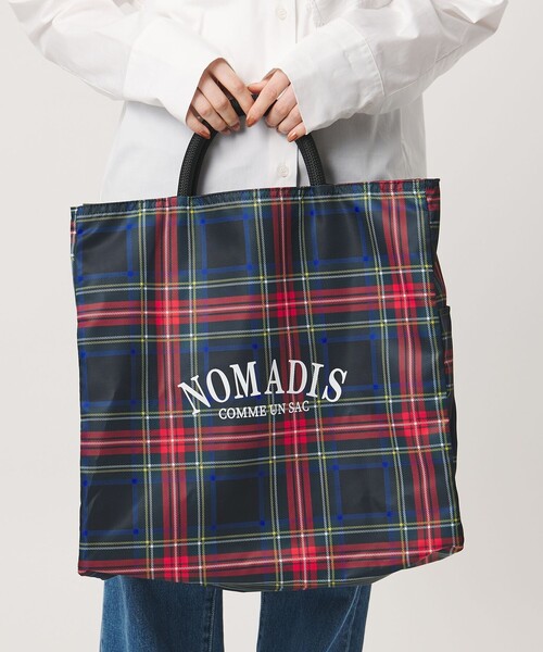 NOMADIS（ノマディス）の「＜NOMADIS＞SAC2/16 トートバッグ（トートバッグ・レディース・ブラック/ケリーグリーン・FREE）」の3枚目の写真