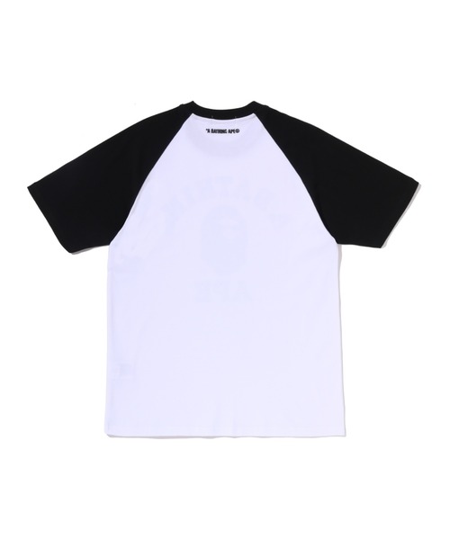A BATHING APE(アベイシングエイプ)の「COLLEGE RAGLAN SHRUNK FIT TEE(Tシャツ/カットソー・メンズ・レッド/グレー/ブラック・XX-LARGE/SMALL/LARGE/MEDIUM/X-LARGE)」の10枚目の写真