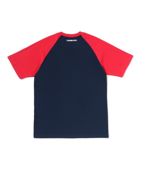 A BATHING APE(アベイシングエイプ)の「COLLEGE RAGLAN SHRUNK FIT TEE(Tシャツ/カットソー・メンズ・レッド/グレー/ブラック・XX-LARGE/SMALL/LARGE/MEDIUM/X-LARGE)」の12枚目の写真