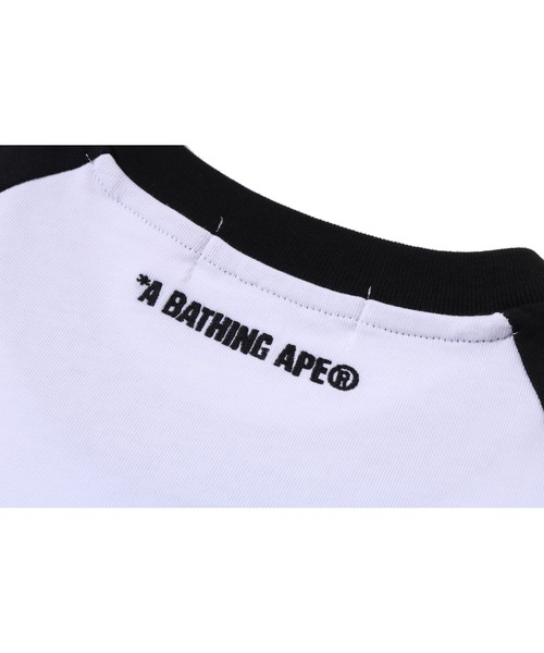 A BATHING APE(アベイシングエイプ)の「COLLEGE RAGLAN SHRUNK FIT TEE(Tシャツ/カットソー・メンズ・レッド/グレー/ブラック・XX-LARGE/SMALL/LARGE/MEDIUM/X-LARGE)」の7枚目の写真