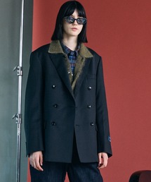 MAISON SPECIAL | 《UNISEX》【Ermenegildo Zegna Fabric】Dress-Fit Double-breasted Tailored Jacket/【エルメネジルド・ゼニア ファブリック】ドレスフィットダブルテーラドジャケット【MAISON SPECIAL/メゾンスペシャル】■セットアップ対応■(テーラードジャケット)