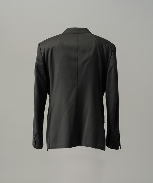 MAISON SPECIAL(メゾンスペシャル)の「《UNISEX》【Ermenegildo Zegna Fabric】Dress-Fit Double-breasted Tailored Jacket/【エルメネジルド・ゼニア ファブリック】ドレスフィットダブルテーラドジャケット【MAISON SPECIAL/メゾンスペシャル】■セットアップ対応■(テーラードジャケット・メンズ・ブラック・2/1/0)」の10枚目の写真