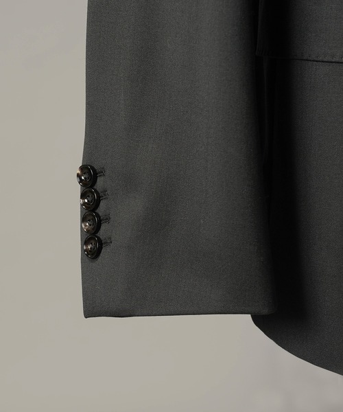 MAISON SPECIAL(メゾンスペシャル)の「《UNISEX》【Ermenegildo Zegna Fabric】Dress-Fit Double-breasted Tailored Jacket/【エルメネジルド・ゼニア ファブリック】ドレスフィットダブルテーラドジャケット【MAISON SPECIAL/メゾンスペシャル】■セットアップ対応■(テーラードジャケット・メンズ・ブラック・2/1/0)」の12枚目の写真