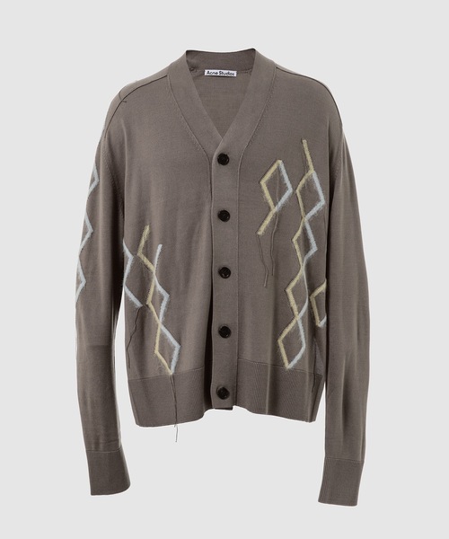 Acne Studios(アクネストゥディオズ)の「RW-MN-KNIT000015(カーディガン/ボレロ・メンズ・ブラウン系その他・S)」の1枚目の写真