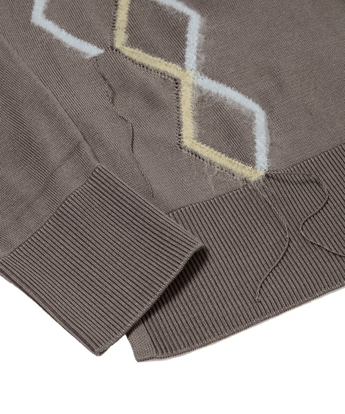 Acne Studios(アクネストゥディオズ)の「RW-MN-KNIT000015(カーディガン/ボレロ・メンズ・ブラウン系その他・S)」の7枚目の写真