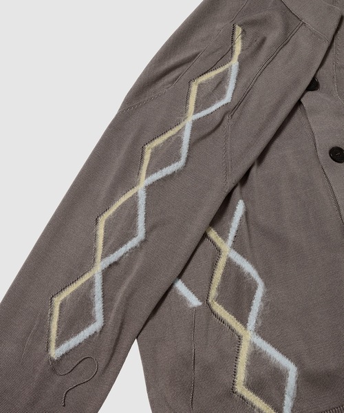 Acne Studios(アクネストゥディオズ)の「RW-MN-KNIT000015(カーディガン/ボレロ・メンズ・ブラウン系その他・S)」の8枚目の写真
