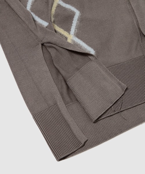 Acne Studios(アクネストゥディオズ)の「RW-MN-KNIT000015(カーディガン/ボレロ・メンズ・ブラウン系その他・S)」の9枚目の写真