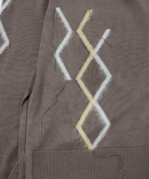 Acne Studios(アクネストゥディオズ)の「RW-MN-KNIT000015(カーディガン/ボレロ・メンズ・ブラウン系その他・S)」の6枚目の写真