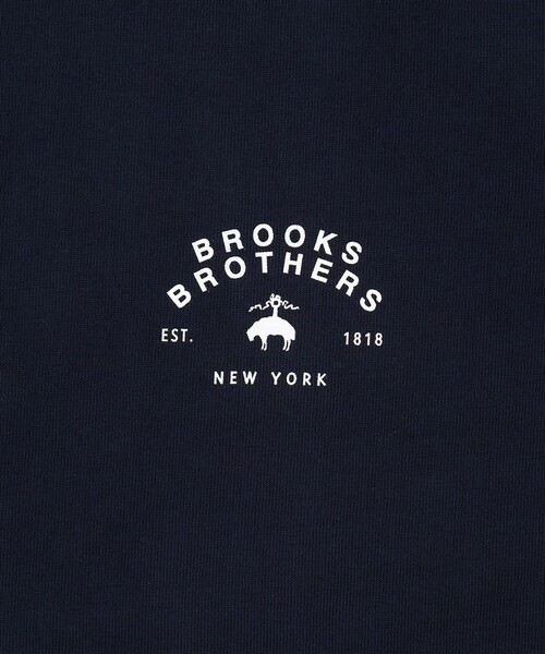 BROOKS BROTHERS(ブルックスブラザーズ)の「USAコットンジャージー ヘビーウェイト グラフィックロゴ Tシャツ(Tシャツ/カットソー・メンズ・モスグリーン/ホワイト/ネイビー/グレー・MEDIUM/SMALL/X-LARGE/LARGE)」の14枚目の写真