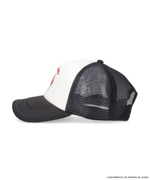 KANGOL(カンゴール)の「KANGOL HELLO KITTY TRUCKER MESH CAP / カンゴール(キャップ・レディース・ブラック/ピンク・LARGE/MEDIUM)」の6枚目の写真