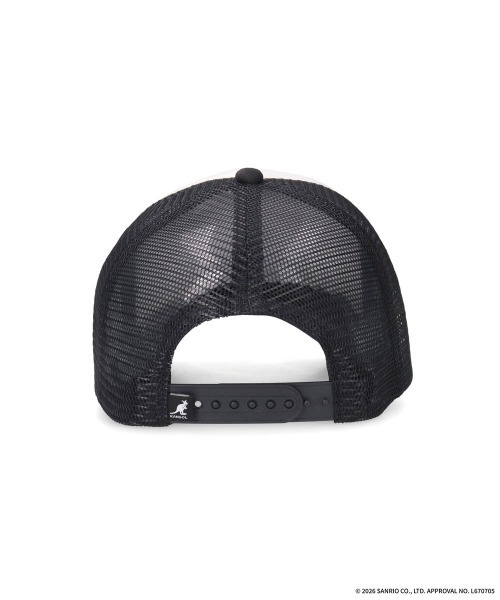 KANGOL(カンゴール)の「KANGOL HELLO KITTY TRUCKER MESH CAP / カンゴール(キャップ・レディース・ブラック/ピンク・LARGE/MEDIUM)」の7枚目の写真