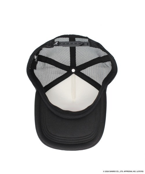 KANGOL(カンゴール)の「KANGOL HELLO KITTY TRUCKER MESH CAP / カンゴール(キャップ・レディース・ブラック/ピンク・LARGE/MEDIUM)」の8枚目の写真