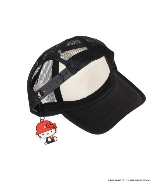 KANGOL(カンゴール)の「KANGOL HELLO KITTY TRUCKER MESH CAP / カンゴール(キャップ・レディース・ブラック/ピンク・LARGE/MEDIUM)」の12枚目の写真