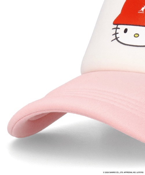 KANGOL(カンゴール)の「KANGOL HELLO KITTY TRUCKER MESH CAP / カンゴール(キャップ・レディース・ブラック/ピンク・LARGE/MEDIUM)」の17枚目の写真
