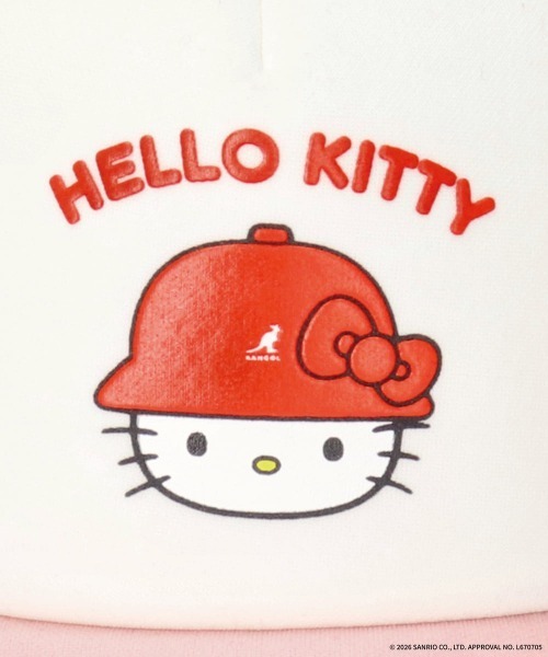 KANGOL(カンゴール)の「KANGOL HELLO KITTY TRUCKER MESH CAP / カンゴール(キャップ・レディース・ブラック/ピンク・LARGE/MEDIUM)」の18枚目の写真