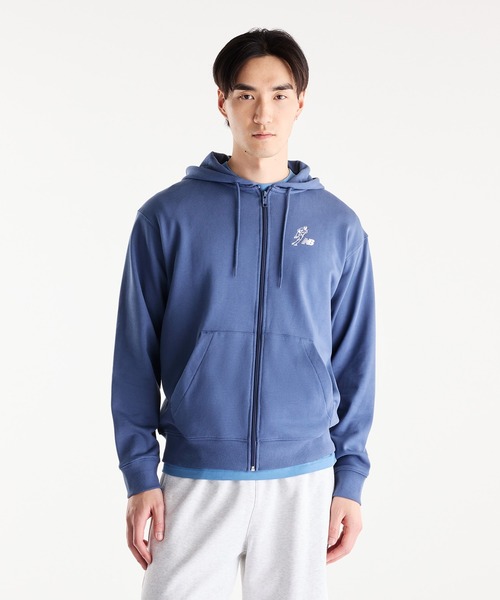 今季　大谷翔平　new balance　ニューバランス　ゴルフ　裏起毛アウター 大谷翔平オールウェイズオンロゴスウェットフルジップ（パーカー
