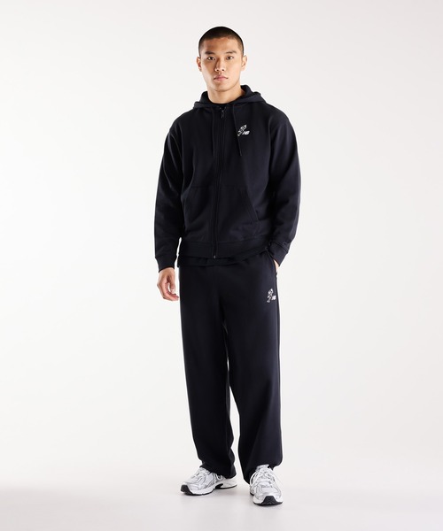 NEW BALANCE(ニューバランス)の「大谷翔平オールウェイズオンロゴスウェットフルジップ(パーカー・メンズ・ヘザーグレー/グレイッシュブルー/ブラック・LARGE/SMALL/XXX-LARGE/XX-LARGE)」の10枚目の写真