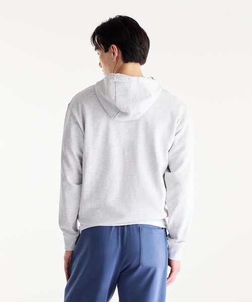 NEW BALANCE(ニューバランス)の「大谷翔平オールウェイズオンロゴスウェットフルジップ(パーカー・メンズ・ヘザーグレー/グレイッシュブルー/ブラック・LARGE/SMALL/XXX-LARGE/XX-LARGE)」の11枚目の写真