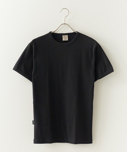 AVIREX(アヴィレックス)の「AVIREX/アビレックス DAILY S/S RIB CREW NECK TEE クルーネック Tシャツ(Tシャツ/カットソー・メンズ・ホワイト/ブラック・M/S/L)」の1枚目の写真