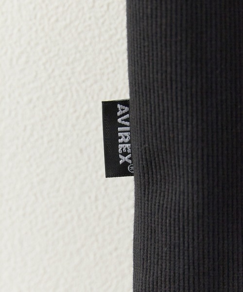 AVIREX(アヴィレックス)の「AVIREX/アビレックス DAILY S/S RIB CREW NECK TEE クルーネック Tシャツ(Tシャツ/カットソー・メンズ・ホワイト/ブラック・M/S/L)」の8枚目の写真