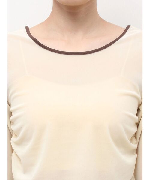 Ungrid(アングリッド)の「バックオープンベロアロングスリーブTee(Tシャツ/カットソー・レディース・ブラウン/ブルー/アイボリー・FREE)」の20枚目の写真