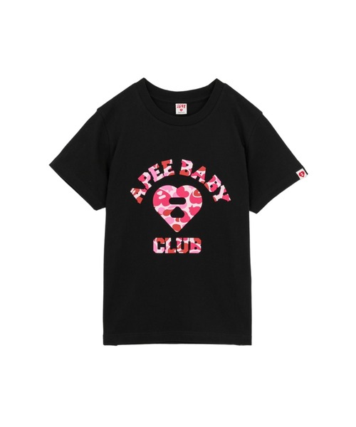 APEE BY A BATHING APE(エイピーバイアベイシングエイプ)の「CAMO APEE BABY PRINTED TEE #1(Tシャツ/カットソー・レディース・ホワイト×パープル/ブラック×ピンク/ホワイト×ピンク/ブラック×パープル・SMALL/X-SMALL)」の4枚目の写真