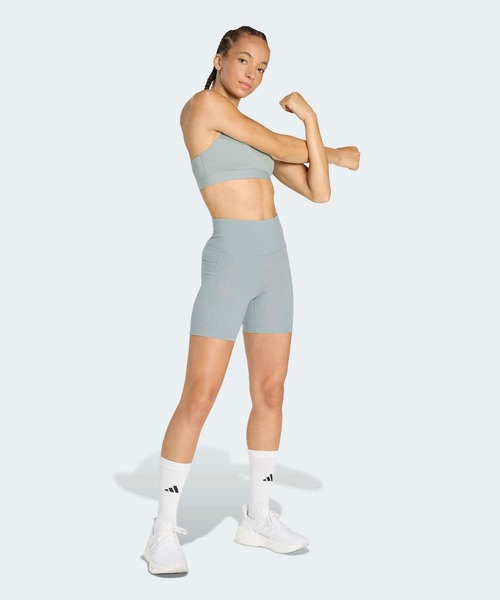 adidas(アディダス)の「Adi365 クライマクール ランニング ショート レギンス / アディダス adidas(レギンス/スパッツ・レディース・グリーン・LARGE/MEDIUM/SMALL/X-LARGE/X-SMALL/XX-LARGE)」の5枚目の写真