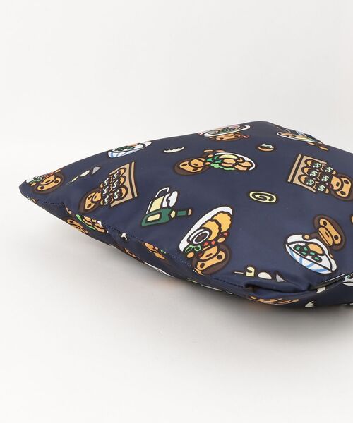 A BATHING APE（アベイシングエイプ）の「BABY MILO PLUSH DOLL TAKOYAKI TOTE BAG（トートバッグ・メンズ・ネイビー・FREE）」の7枚目の写真