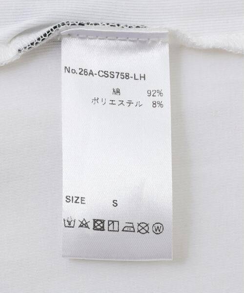L.H.P(エルエイチピー)の「MAVYTH/メヴィス/LETTERRING RIBBON TEE(Tシャツ/カットソー・レディース・ホワイト/ブラック・M/S)」の21枚目の写真