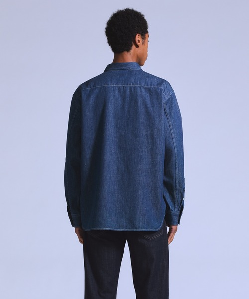 Levi's(リーバイス)の「Levi's/リーバイス BLUETAB(TM) リラックス ボタンダウン シャツ(シャツ/ブラウス・メンズ・ダークインディゴブルー・L/M/S/XL)」の3枚目の写真